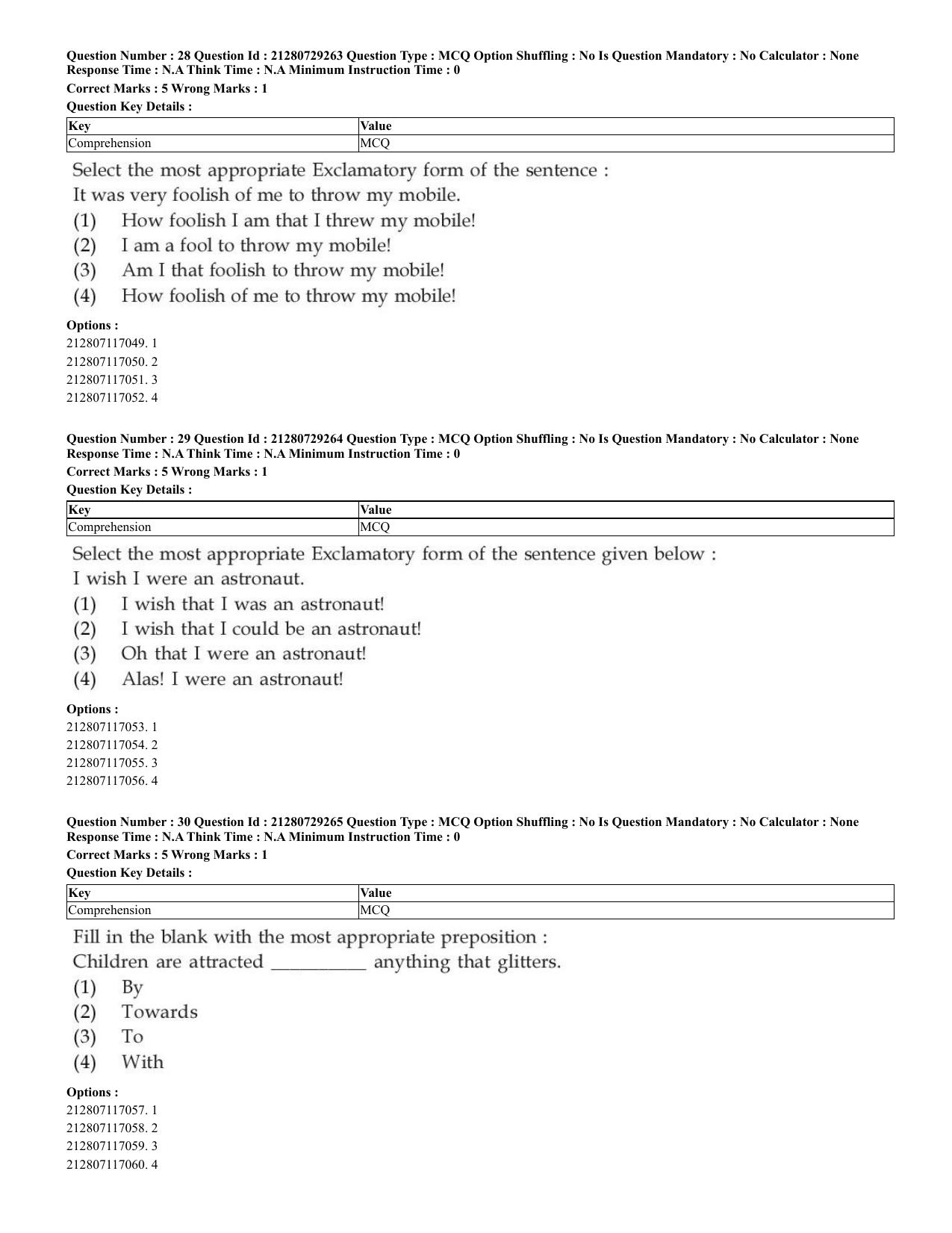 CUET 2023 English Shift 2 Question Papers - Page 20