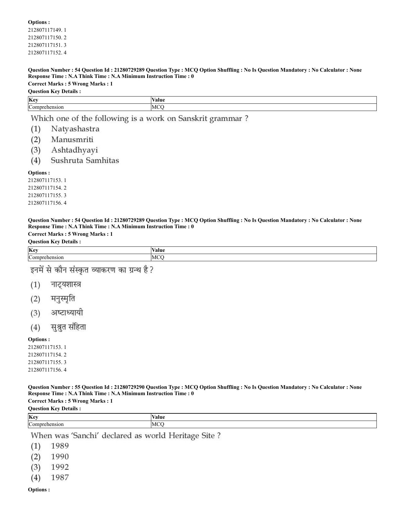 CUET 2023 English Shift 2 Question Papers - Page 31