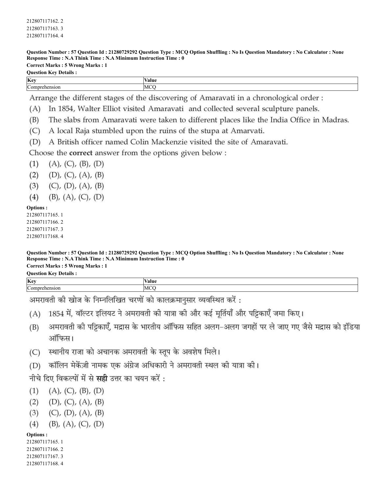 CUET 2023 English Shift 2 Question Papers - Page 33