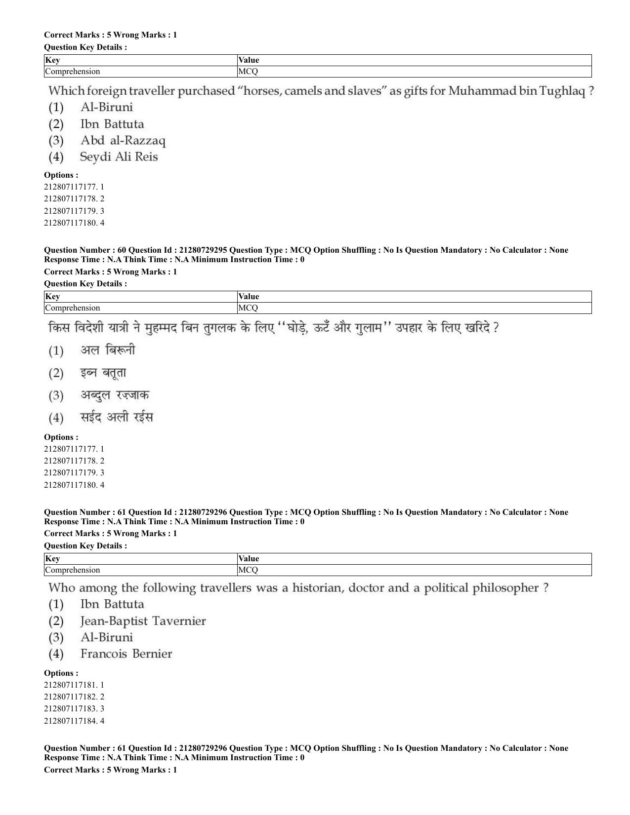 CUET 2023 English Shift 2 Question Papers - Page 36