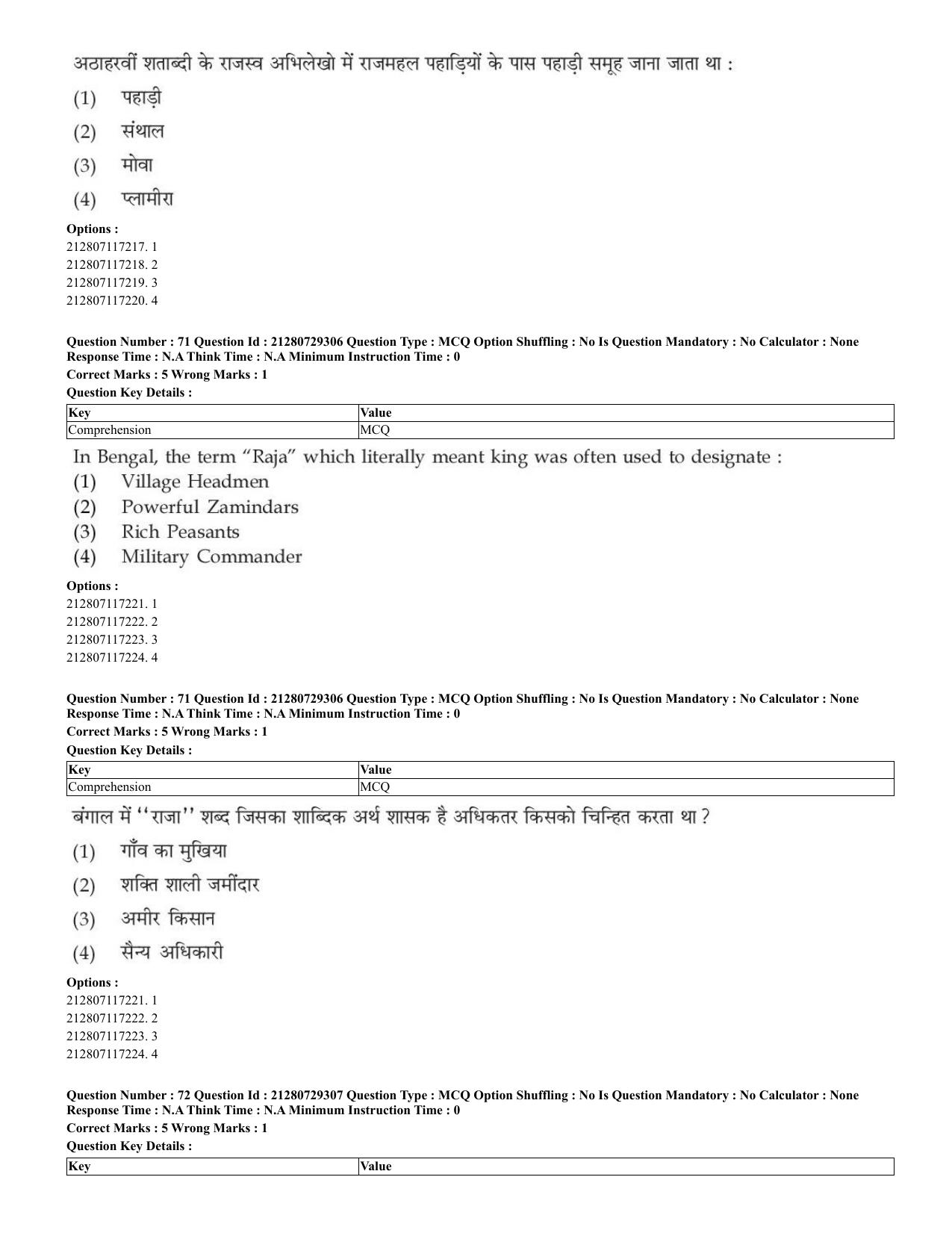 CUET 2023 English Shift 2 Question Papers - Page 44