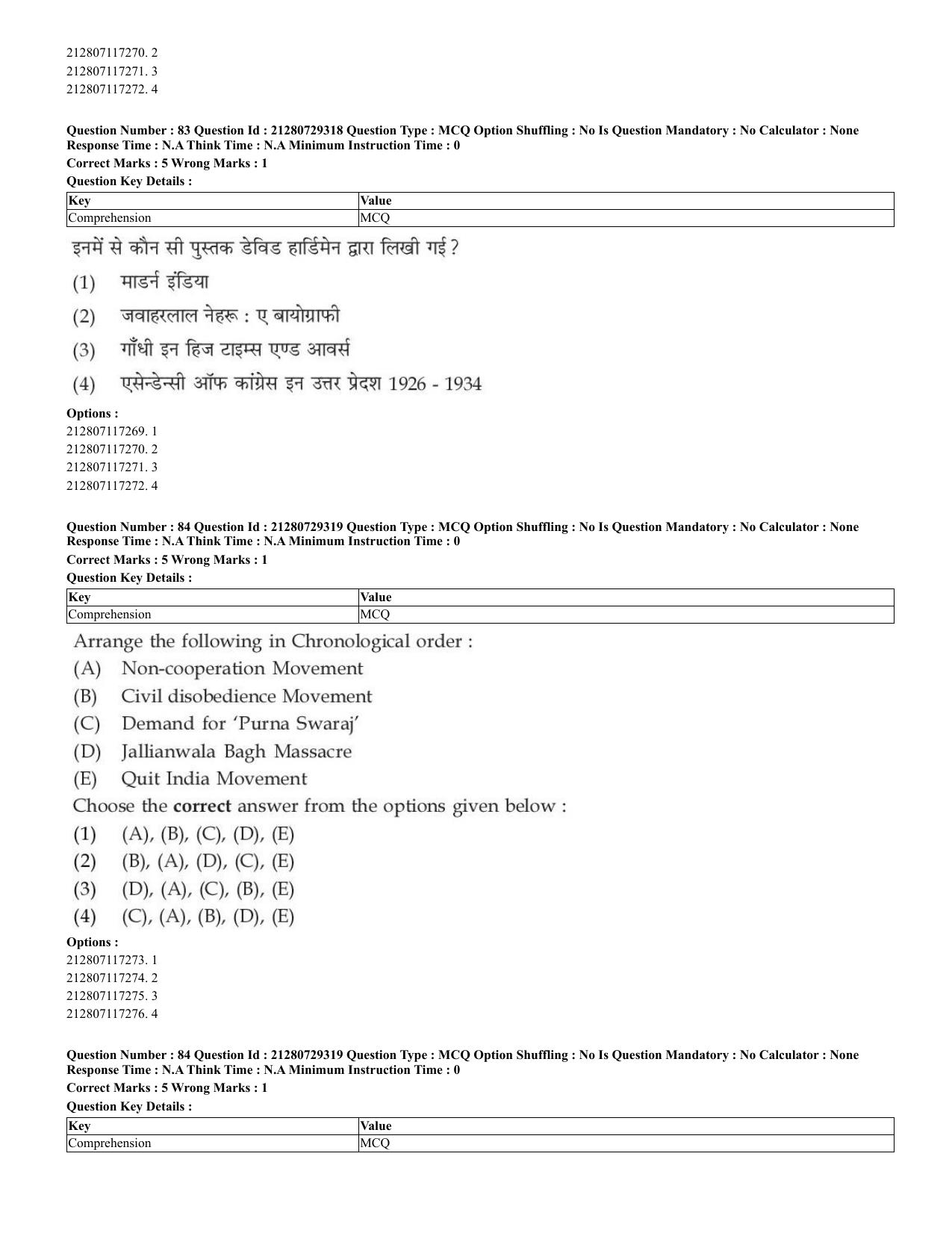 CUET 2023 English Shift 2 Question Papers - Page 53