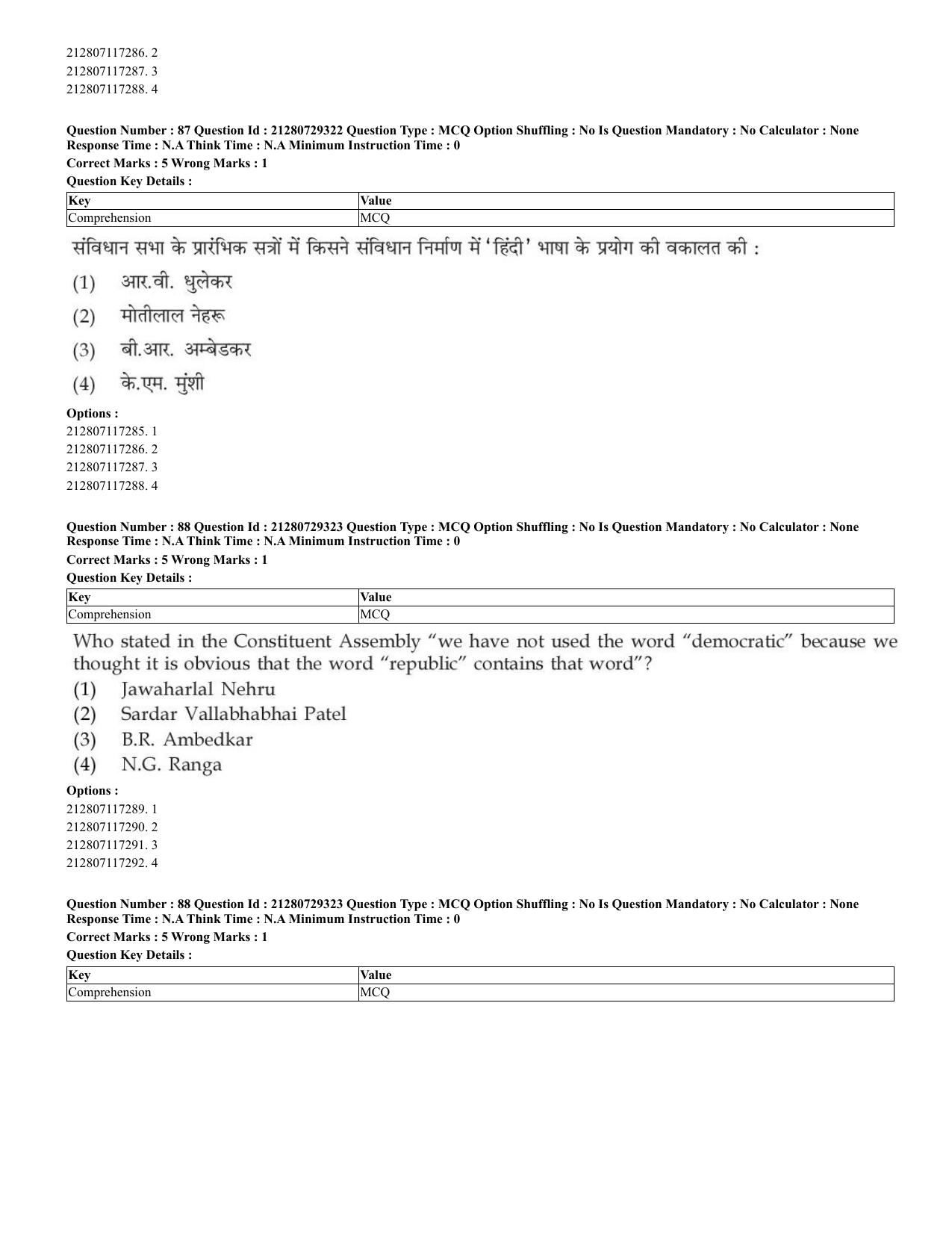 CUET 2023 English Shift 2 Question Papers - Page 56