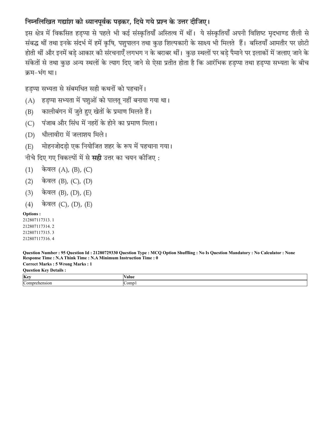 CUET 2023 English Shift 2 Question Papers - Page 64