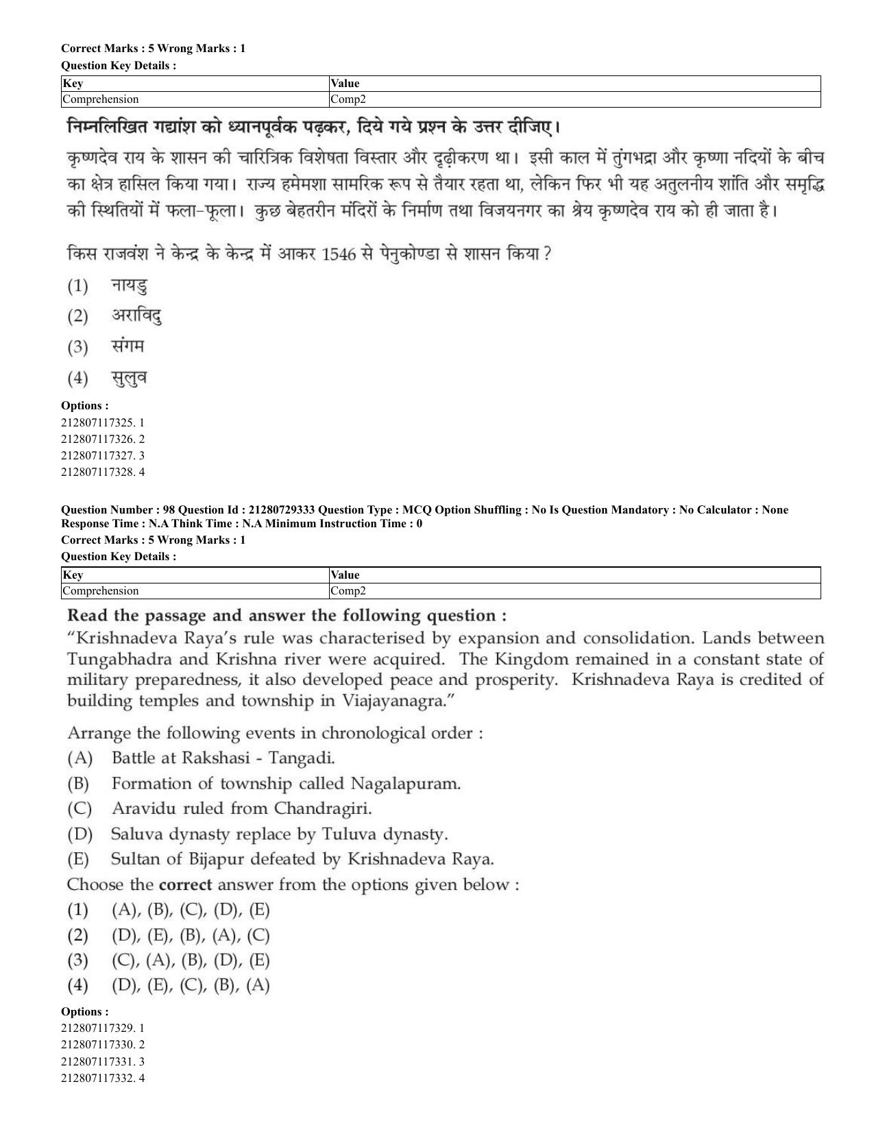 CUET 2023 English Shift 2 Question Papers - Page 68