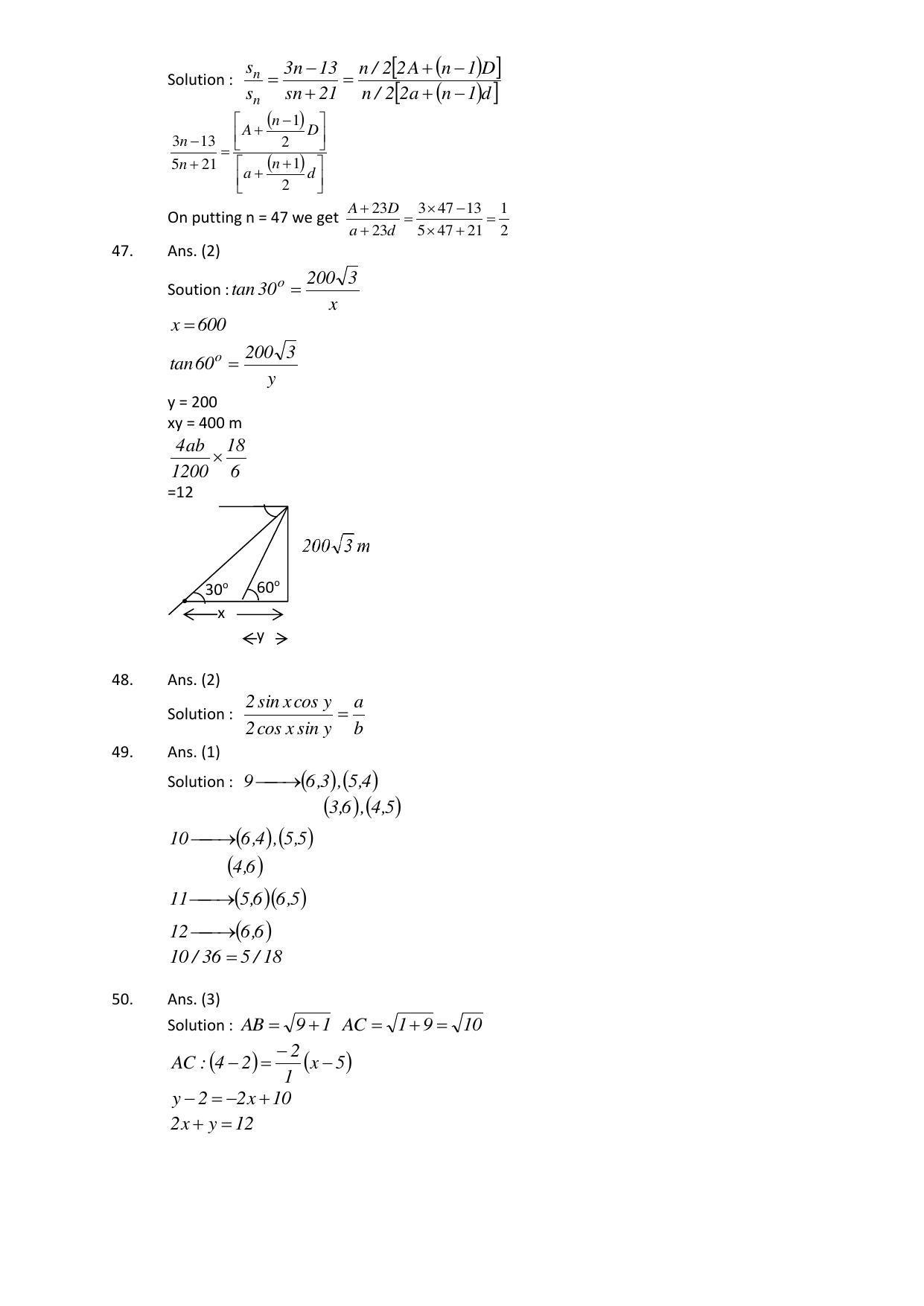Jharkhand (JAC) NTSE 2017-18 (MAT, Lang, SAT) Solution & Notes - Page 12