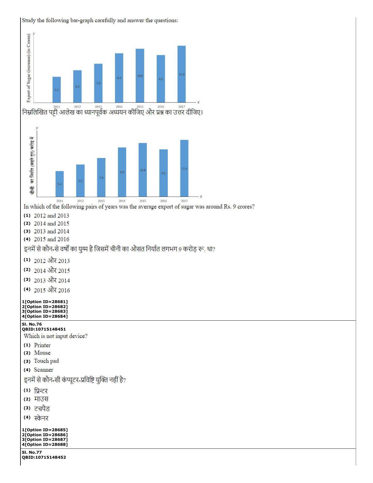 CUET (PG) 2022: PGQP-74 B.Ed Mathematics (10-09-2022) Question Paper - Page 34