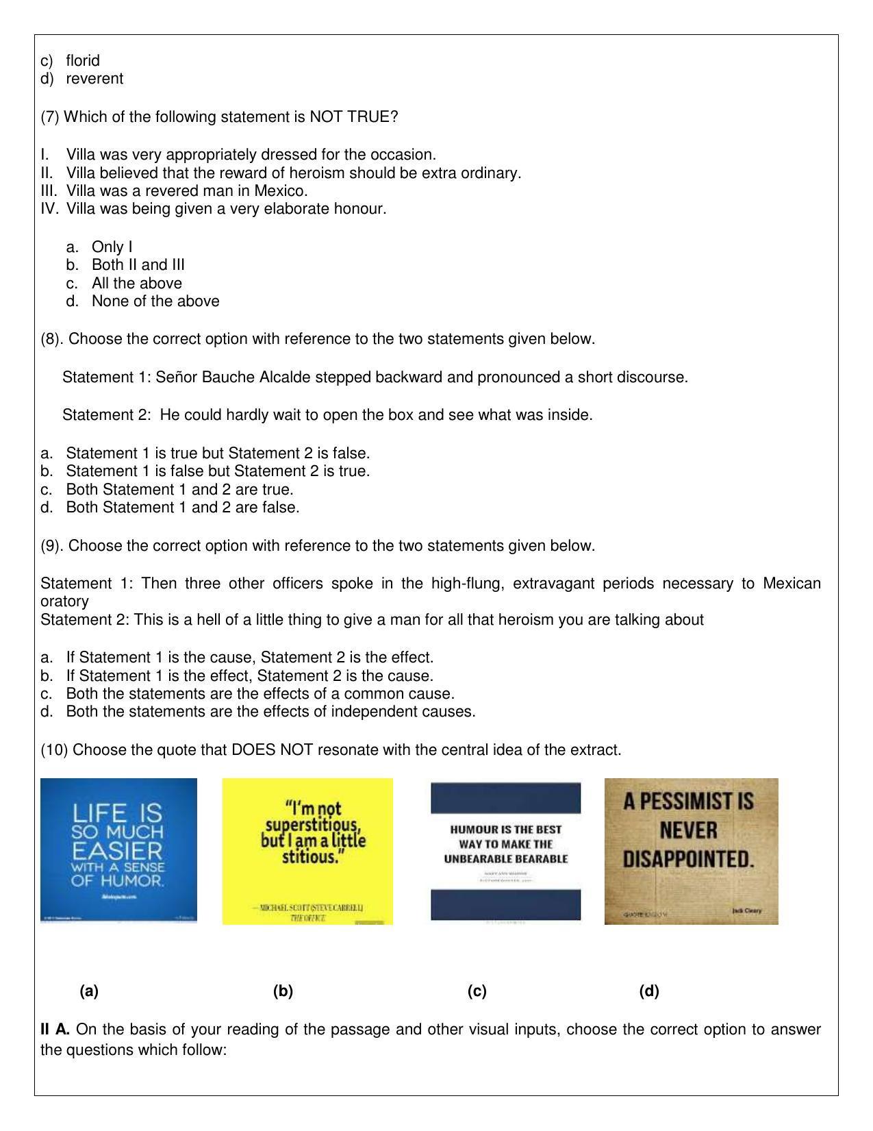 CBSE Class 12 English Elective Sample Paper 2021-22 - Page 3