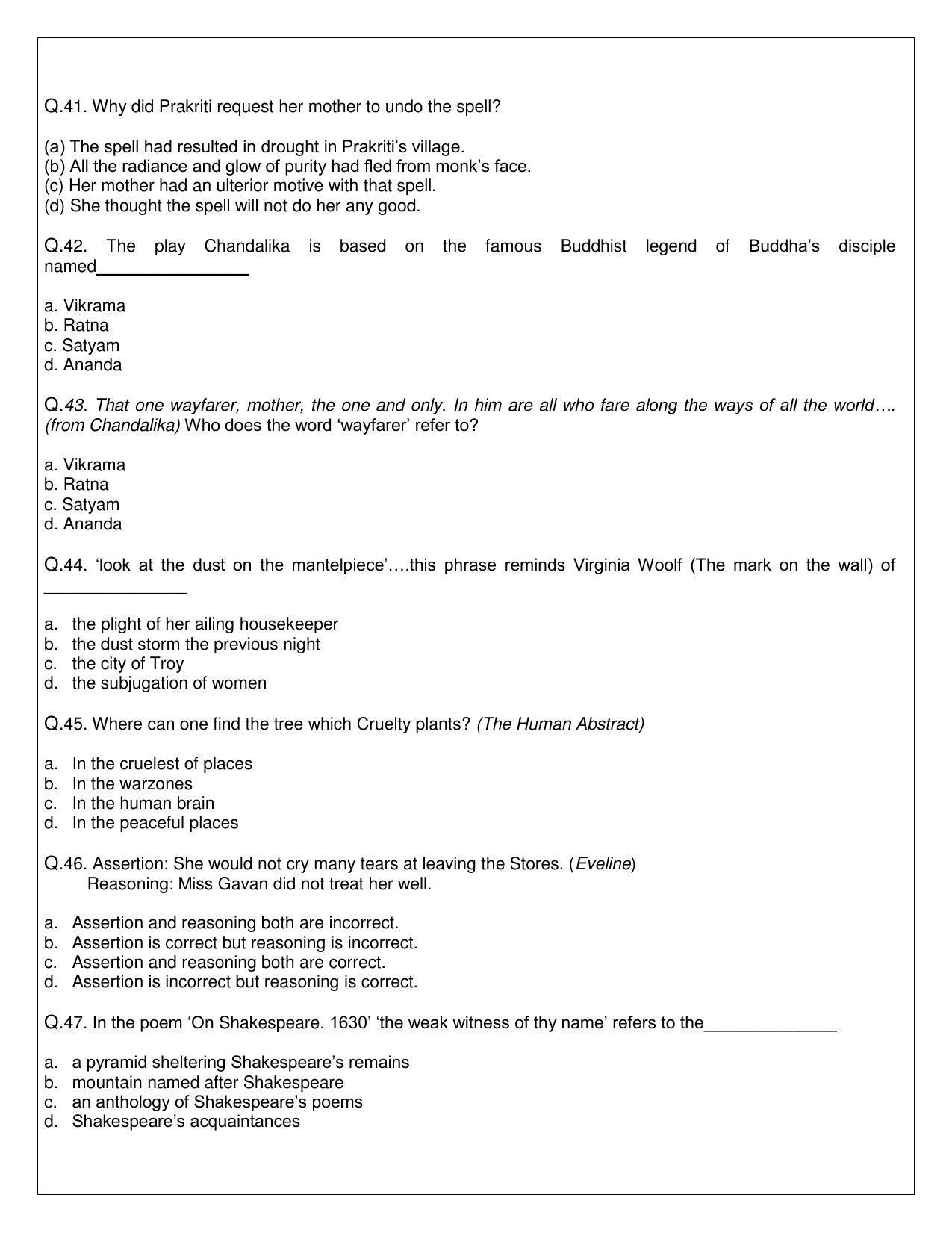 CBSE Class 12 English Elective Sample Paper 2021-22 - Page 12