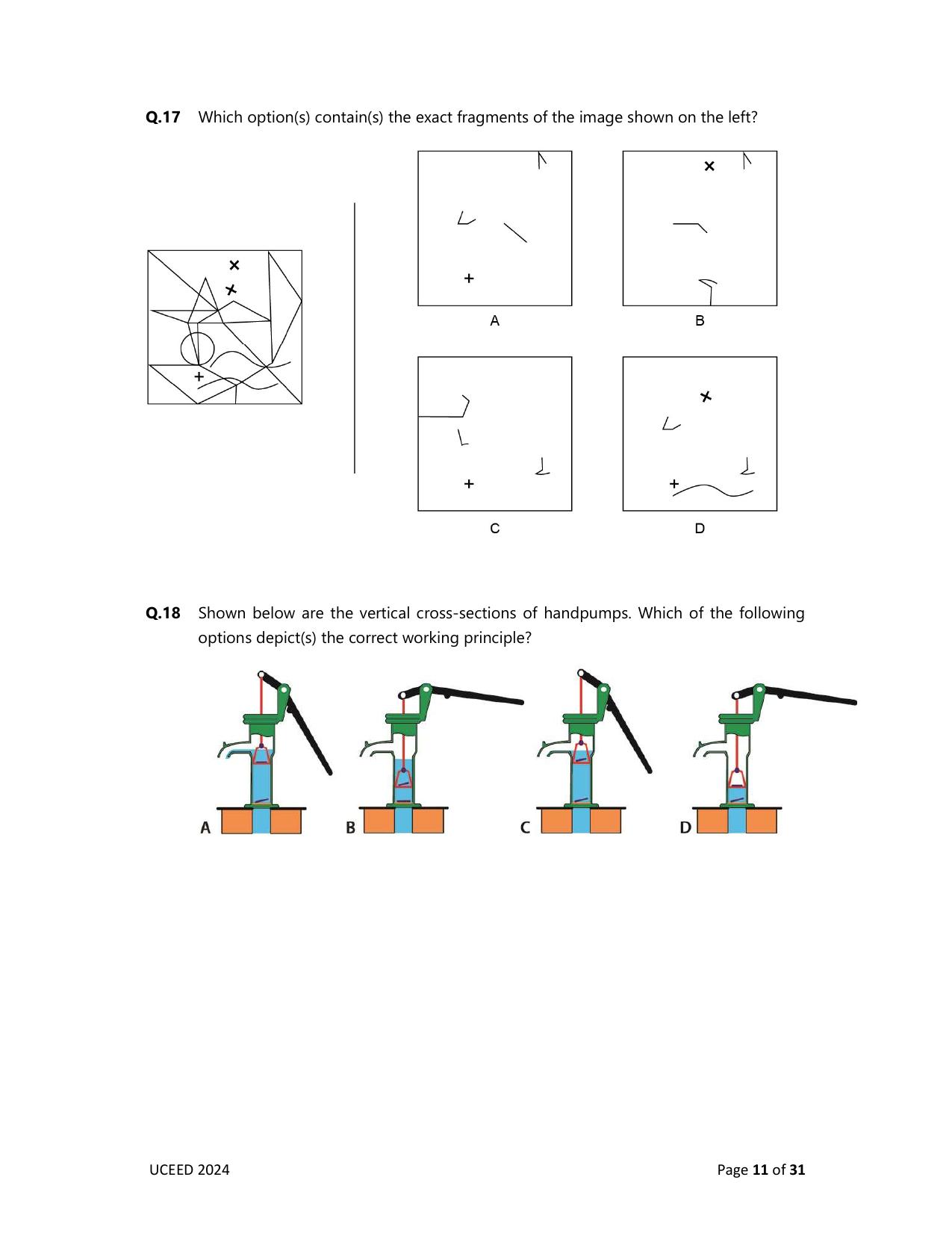 UCEED 2024 Question Paper - Page 11