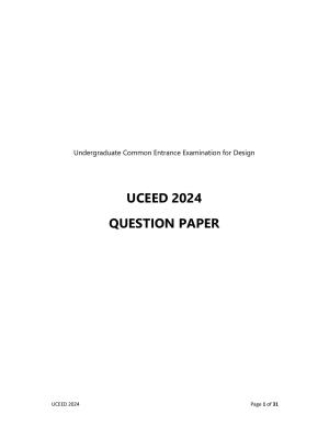 UCEED 2024 Question Paper