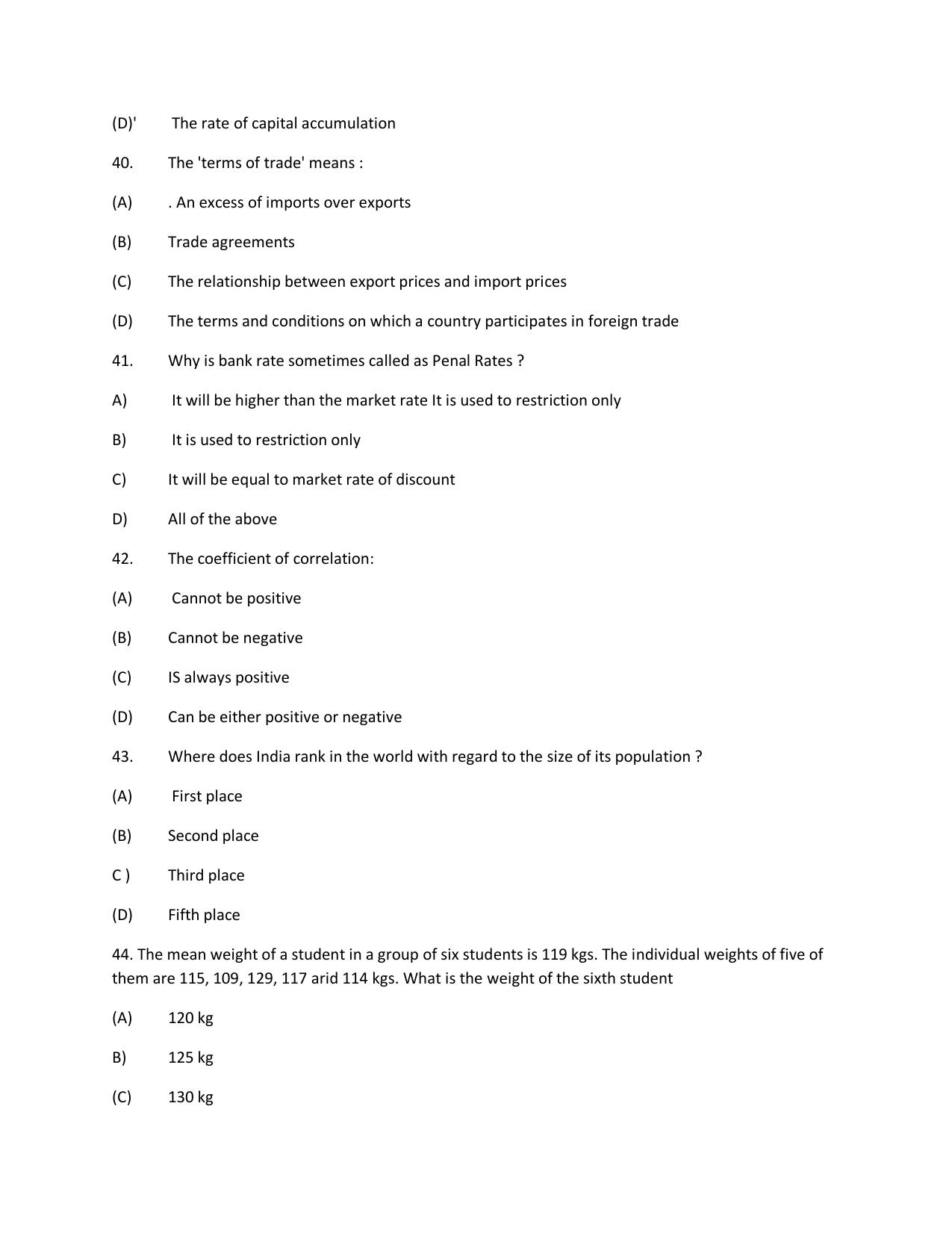 KUET 2024 M.A. Economics Question Paper - Page 129