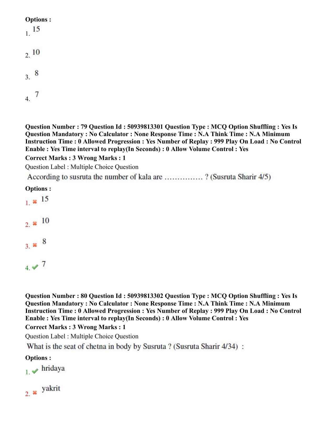 BHU RET Rachana Sharir 2020 Question Paper - Page 46