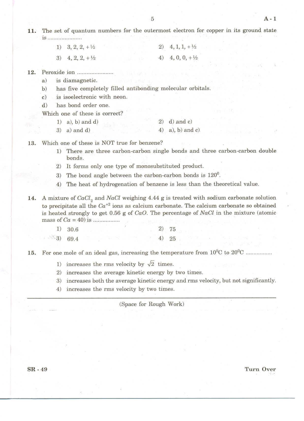 KCET Chemistry 2010 Question Papers - Page 4