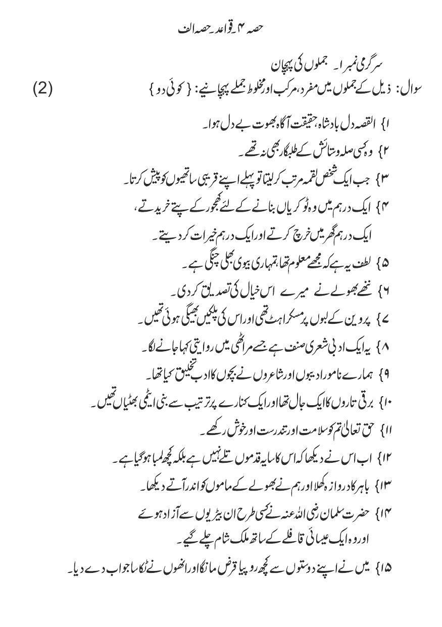 Maharashtra Board Class 10 Urdu Language Sample Paper (Urdu Medium) - Page 10