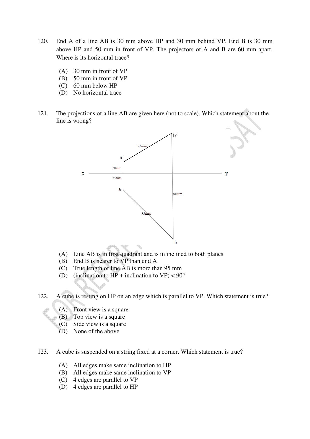 CUSAT CAT 2023 BTECH LET COMBINED Question Paper - Page 27