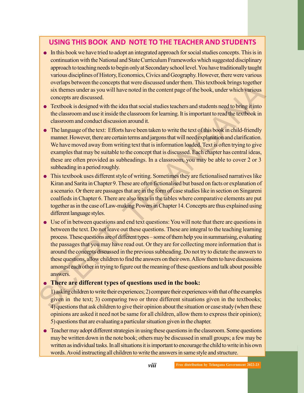 TS SCERT Class 8 Social Science Path 1 (Telugu Medium) Text Book - Page 10