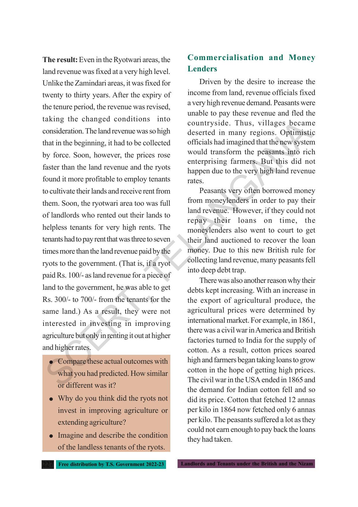 TS SCERT Class 8 Social Science Path 1 (Telugu Medium) Text Book - Page 133
