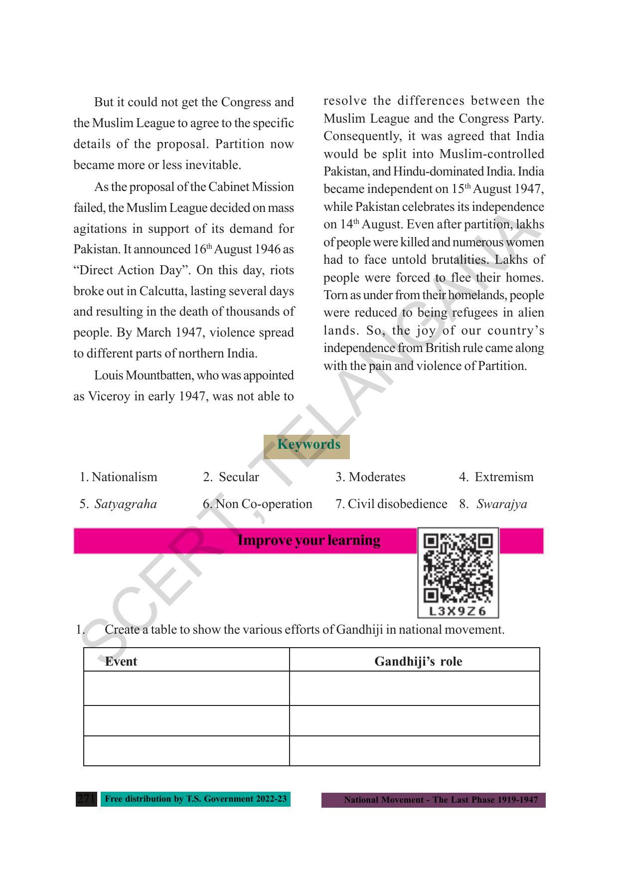 TS SCERT Class 8 Social Science Path 1 (Telugu Medium) Text Book - Page 177