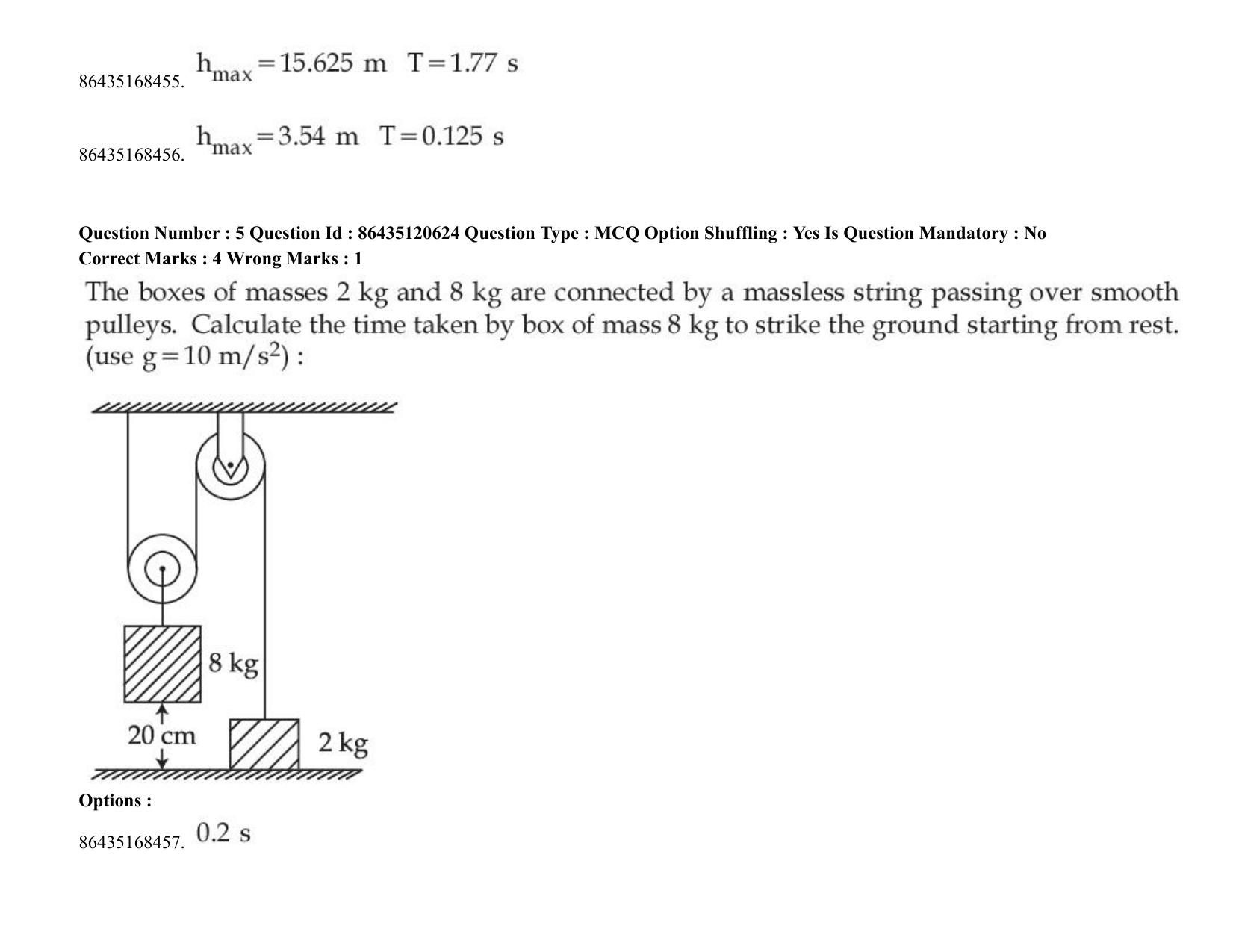 JEE Mains 2021: BTech (Shift 2) 27-08-2021 Question Paper - Page 5