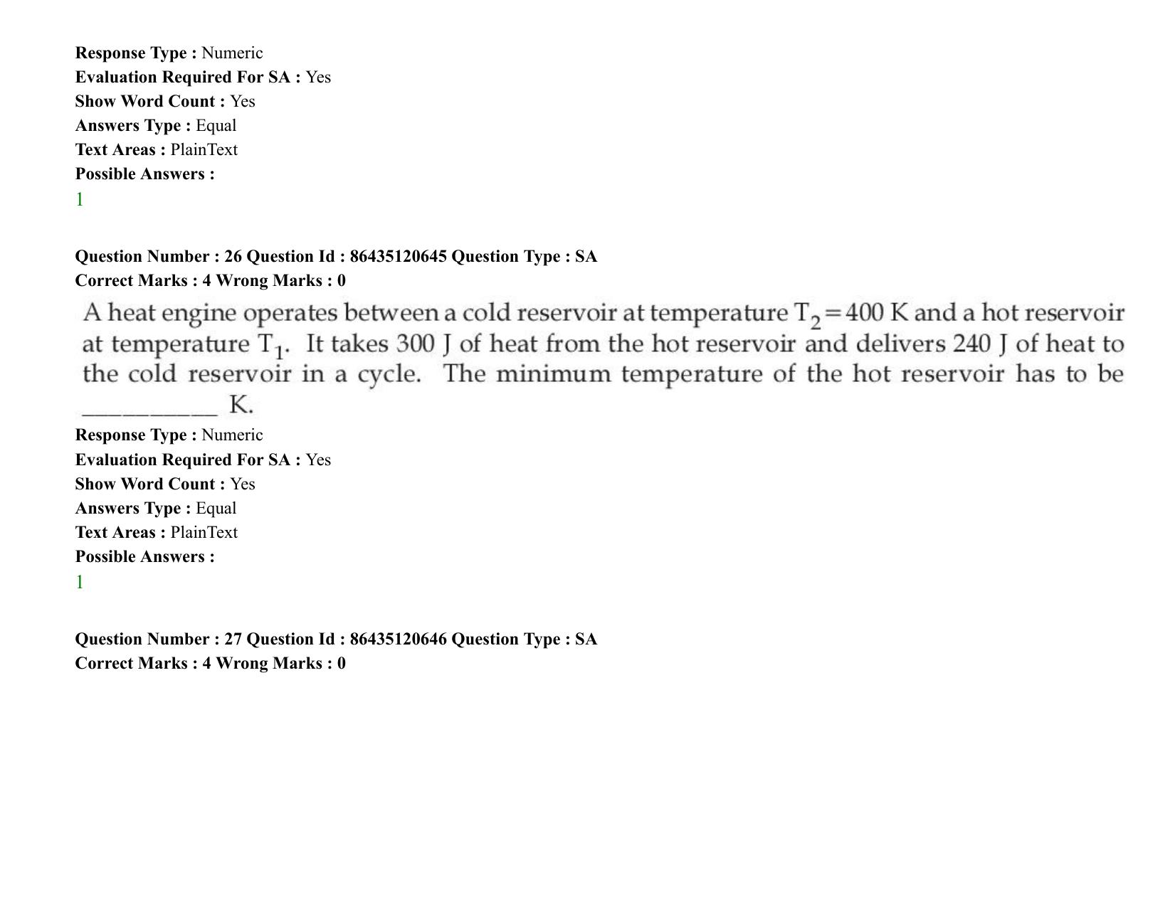 JEE Mains 2021: BTech (Shift 2) 27-08-2021 Question Paper - Page 21