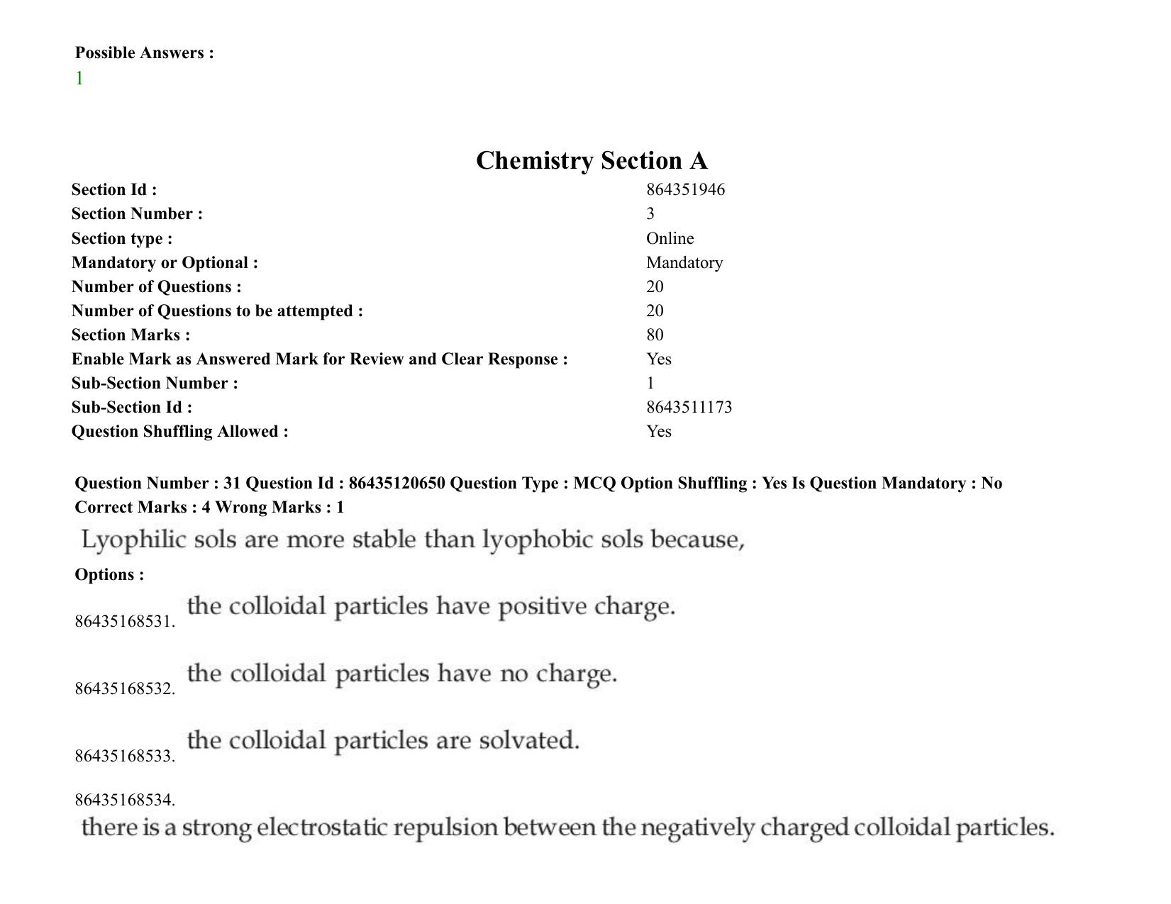 JEE Mains 2021: BTech (Shift 2) 27-08-2021 Question Paper - Page 24
