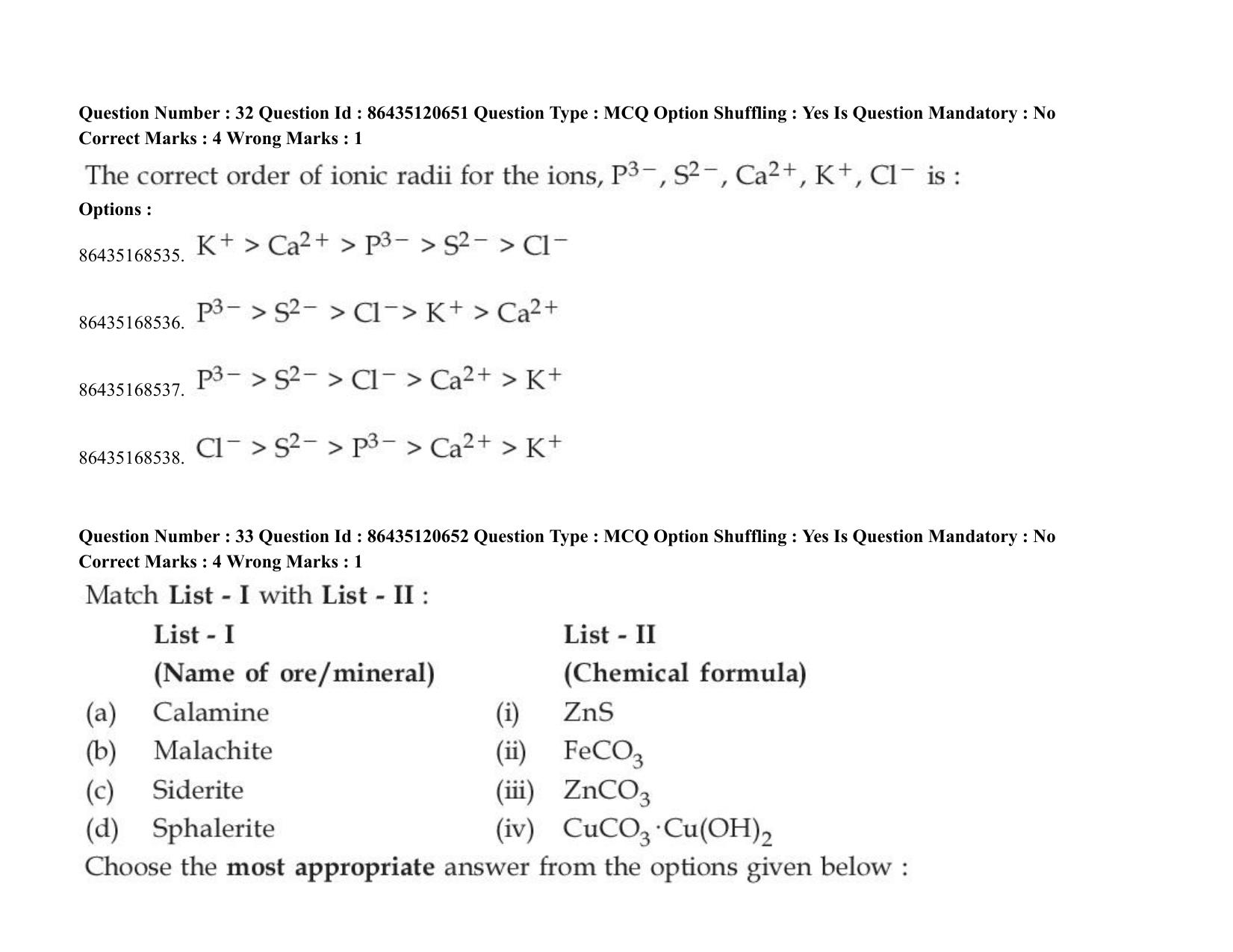 JEE Mains 2021: BTech (Shift 2) 27-08-2021 Question Paper - Page 25