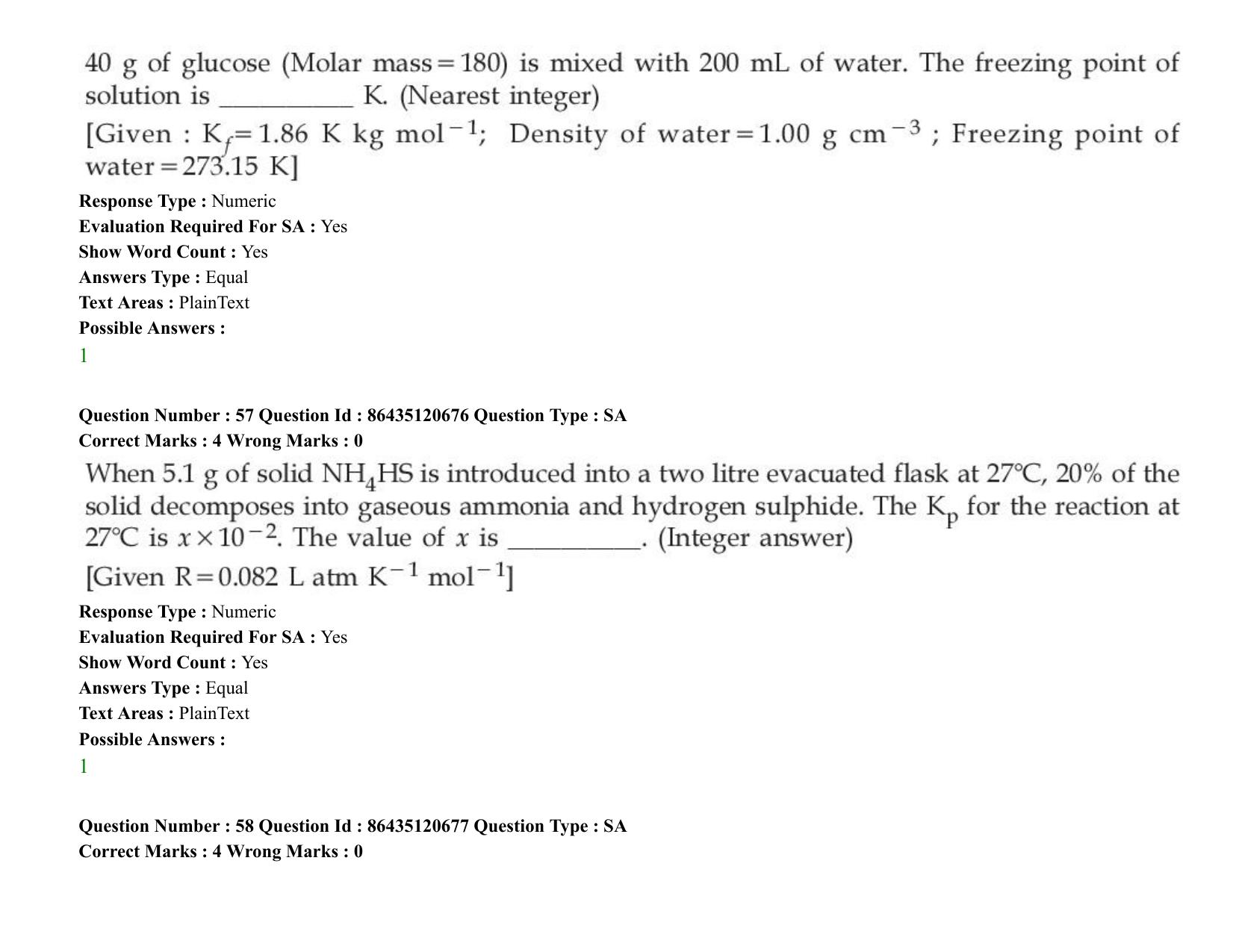 JEE Mains 2021: BTech (Shift 2) 27-08-2021 Question Paper - Page 46