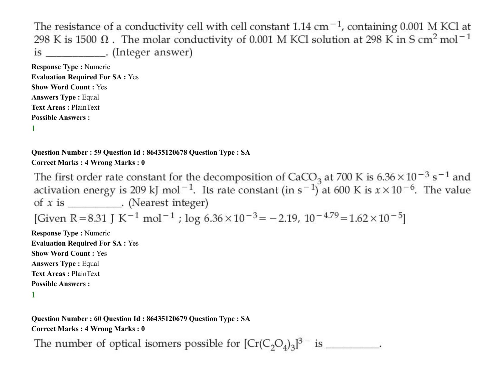 JEE Mains 2021: BTech (Shift 2) 27-08-2021 Question Paper - Page 47