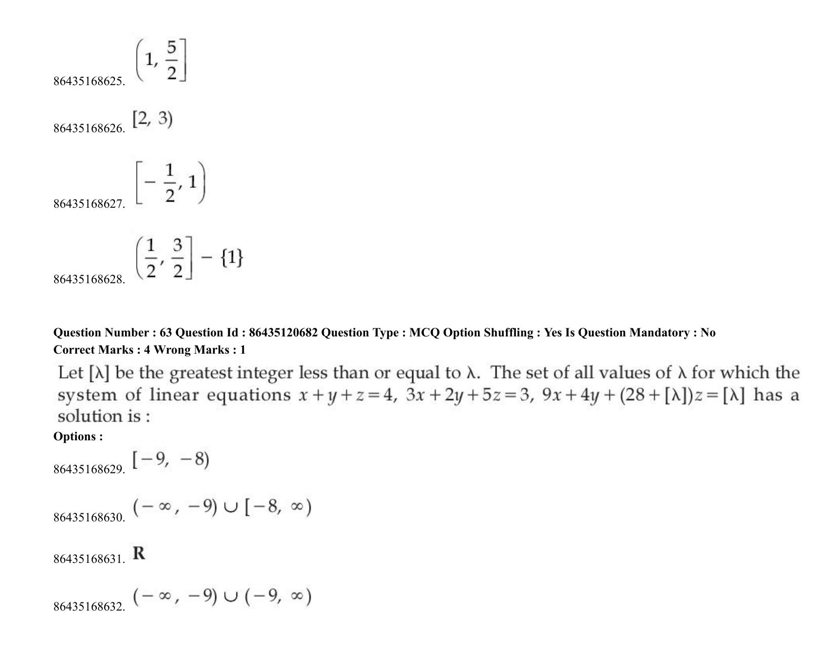 JEE Mains 2021: BTech (Shift 2) 27-08-2021 Question Paper - Page 50
