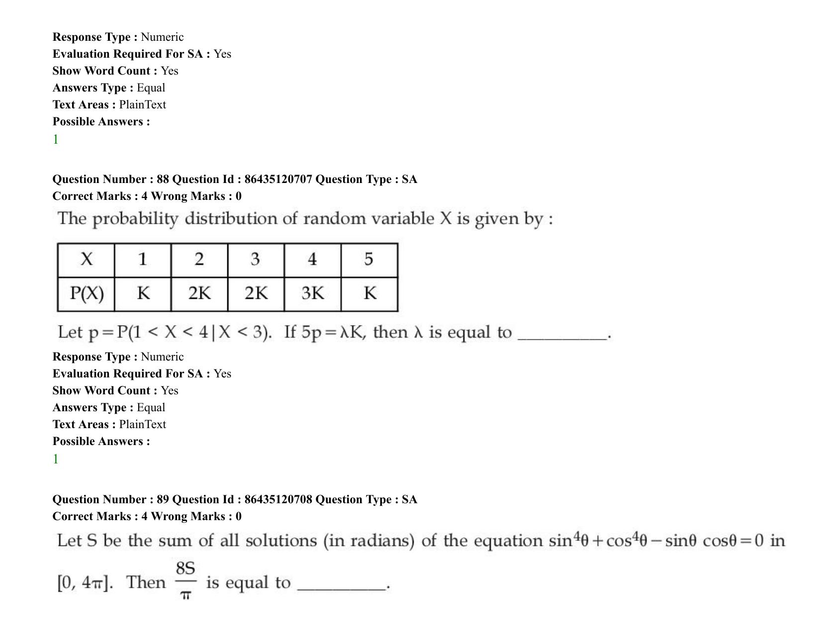JEE Mains 2021: BTech (Shift 2) 27-08-2021 Question Paper - Page 66