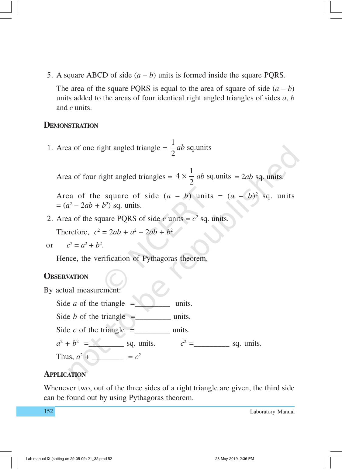 NCERT Laboratory Manuals for Class X Mathematics - Activities for Class X (21 to 32) - Page 2