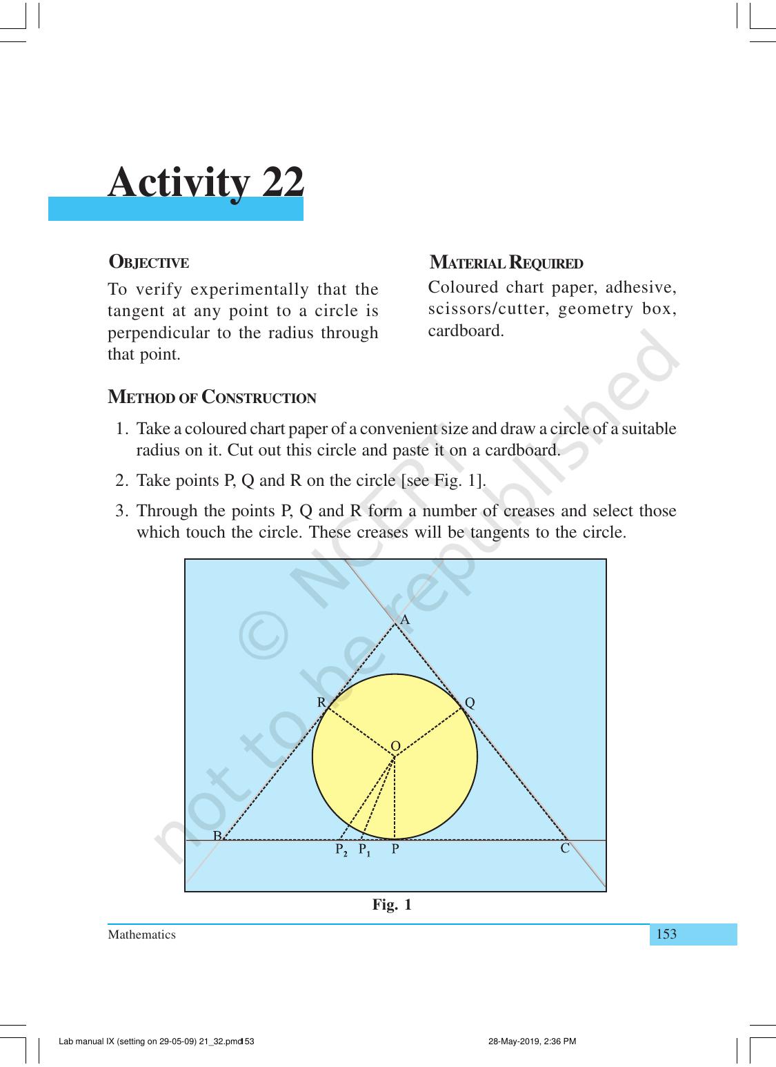 NCERT Laboratory Manuals for Class X Mathematics - Activities for Class X (21 to 32) - Page 3