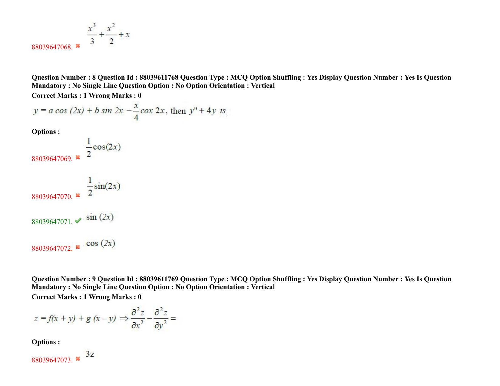 TS PGECET 2020: Aerospace Engineering Question Papers - Page 7