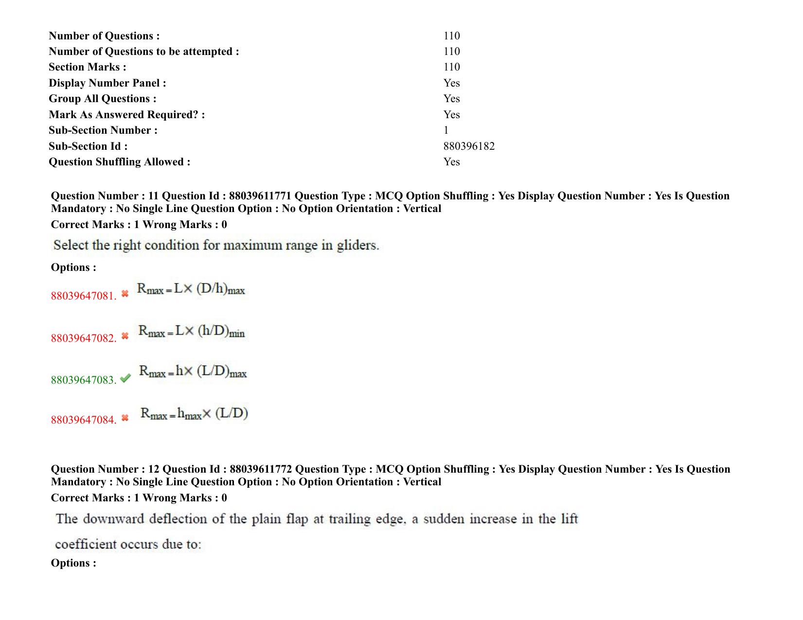 TS PGECET 2020: Aerospace Engineering Question Papers - Page 9