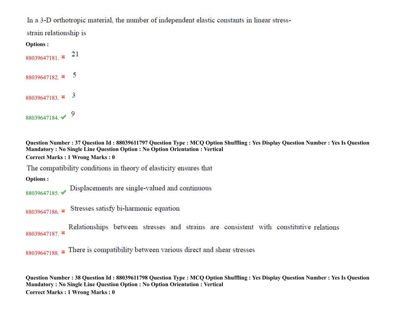 TS PGECET 2020: Aerospace Engineering Question Papers - Page 22