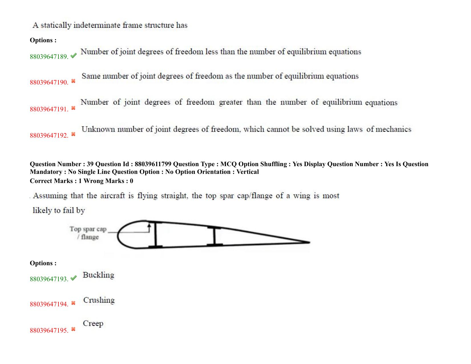TS PGECET 2020: Aerospace Engineering Question Papers - Page 23