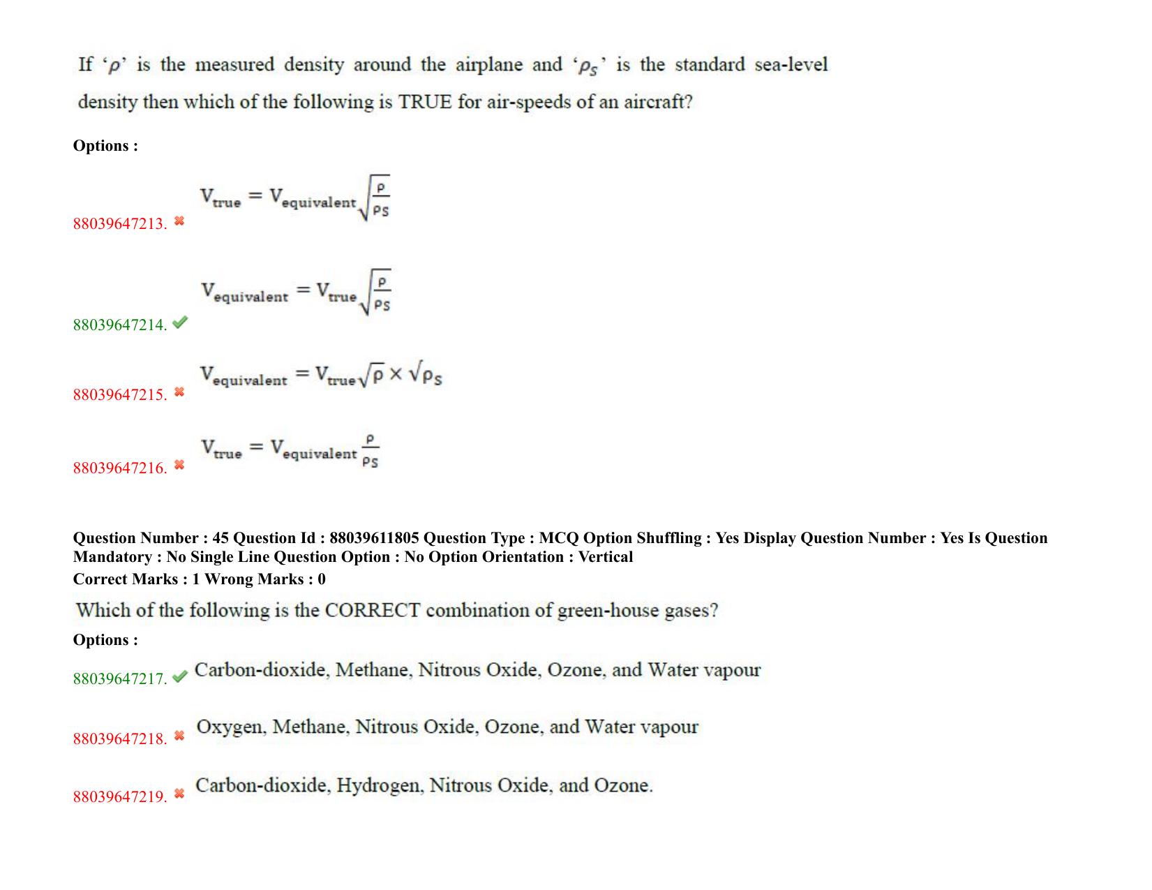 TS PGECET 2020: Aerospace Engineering Question Papers - Page 27