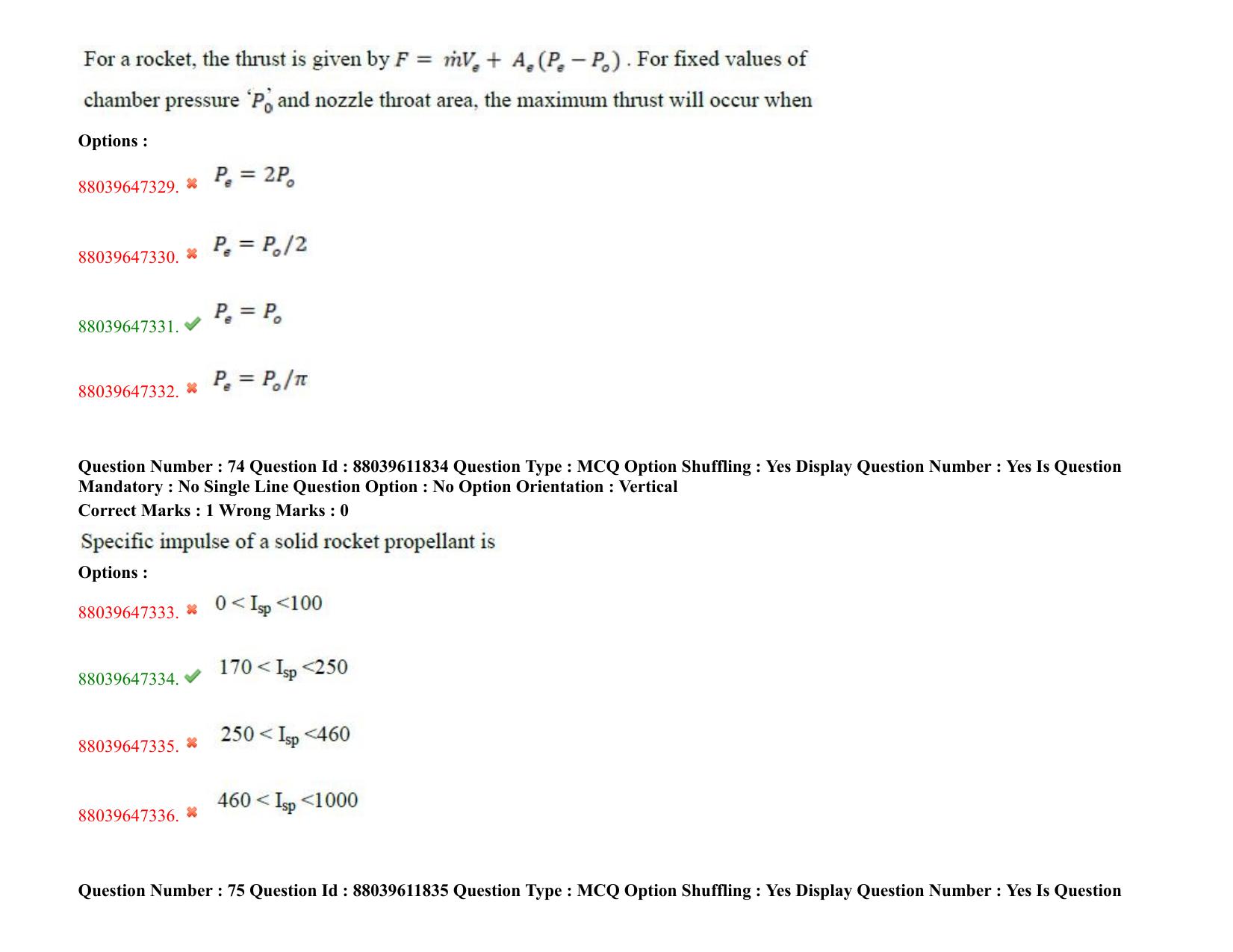 TS PGECET 2020: Aerospace Engineering Question Papers - Page 42