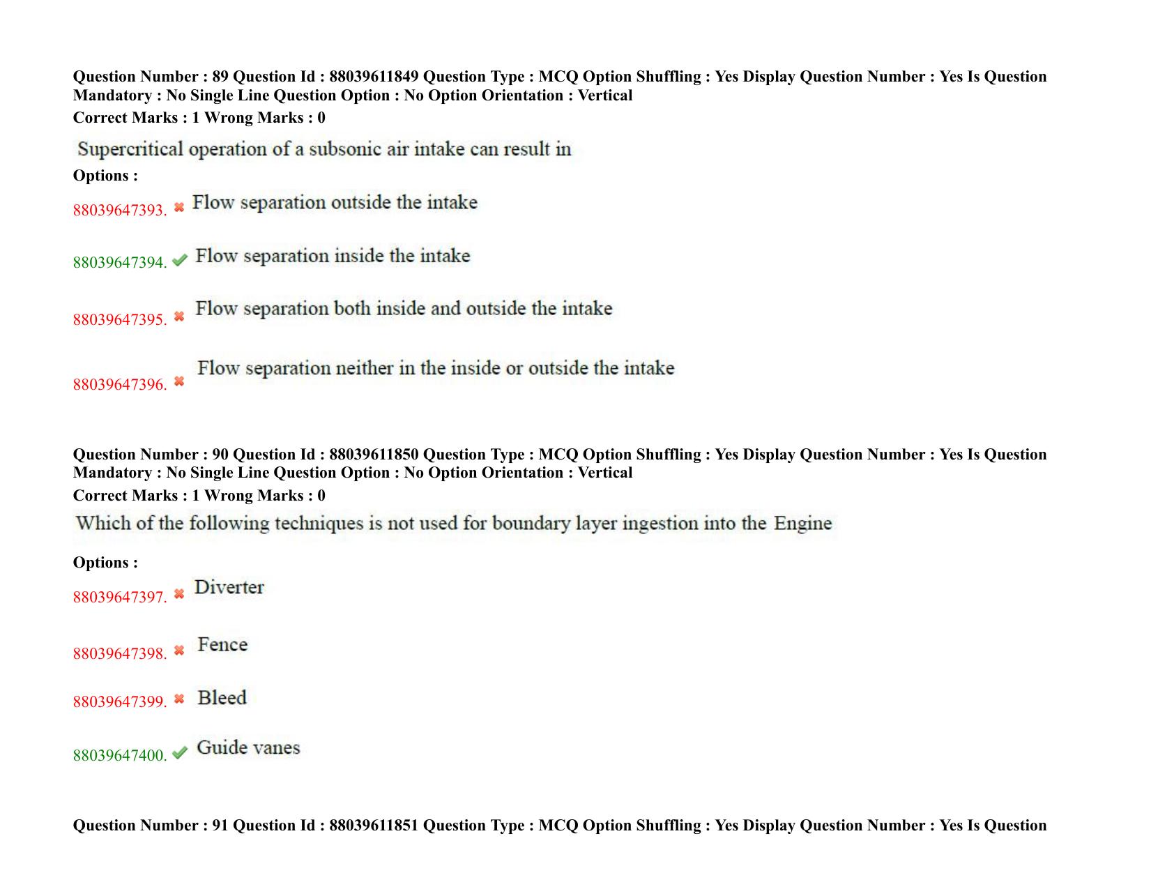 TS PGECET 2020: Aerospace Engineering Question Papers - Page 50