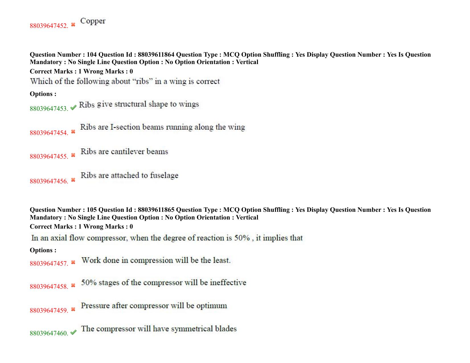 TS PGECET 2020: Aerospace Engineering Question Papers - Page 57