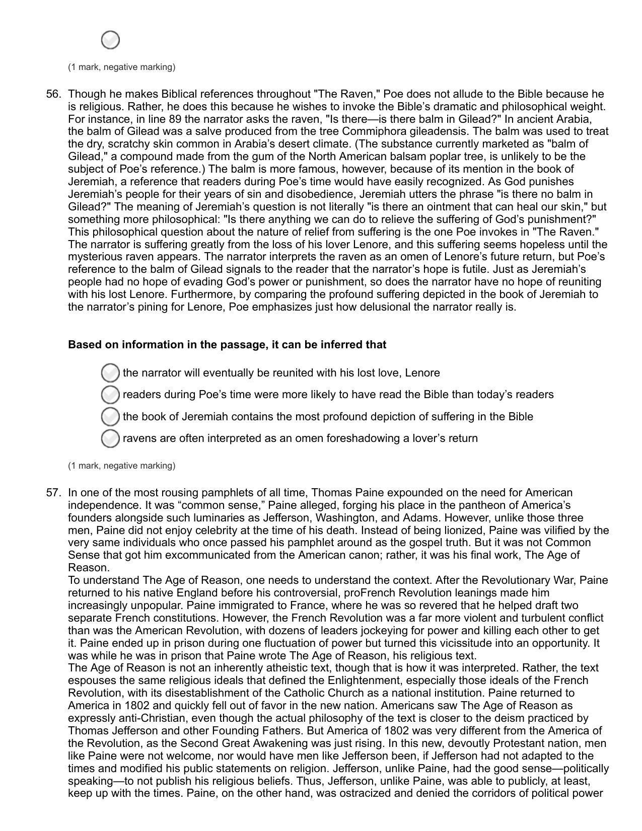 NIFT Bachelor of Design (GAT) 2022 Sample Paper - Page 19