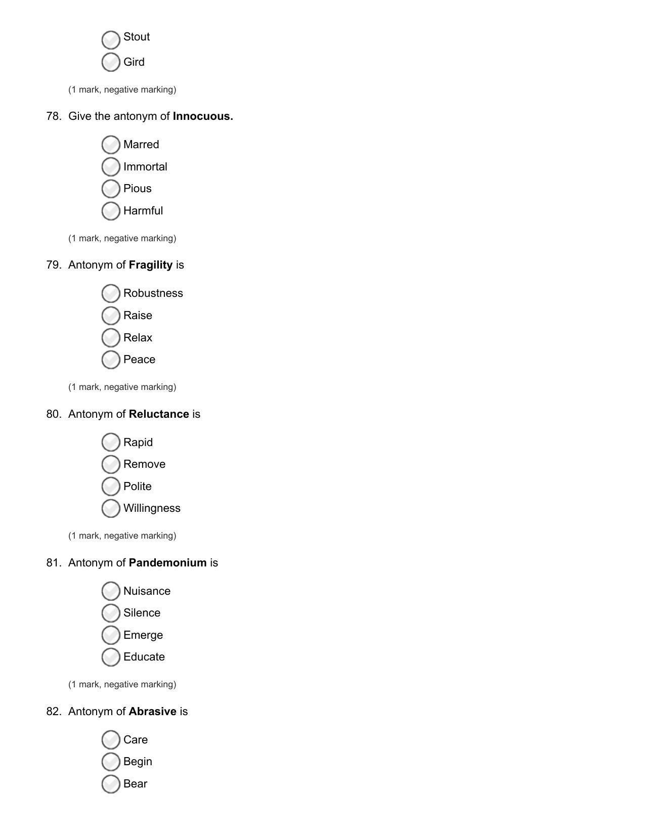 NIFT Bachelor of Design (GAT) 2022 Sample Paper - Page 33