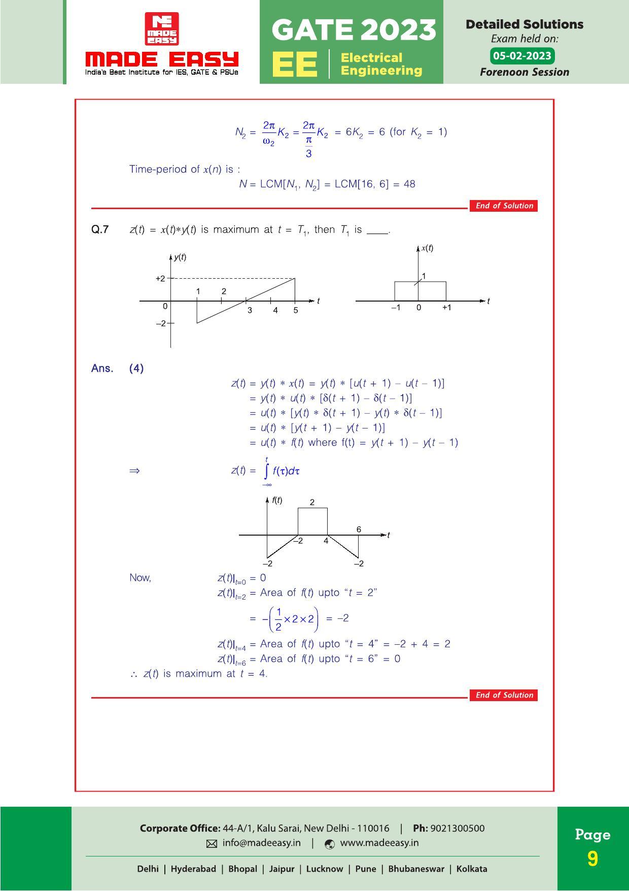 GATE 2023 Electrical Engineering (EE) Question Paper (Made Easy) - Page 12