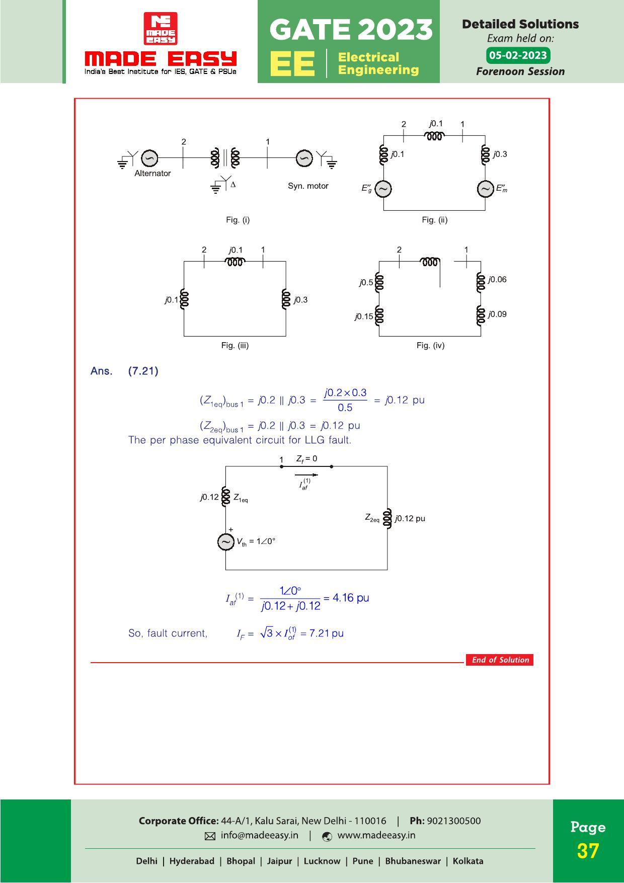 GATE 2023 Electrical Engineering (EE) Question Paper (Made Easy) - Page 45