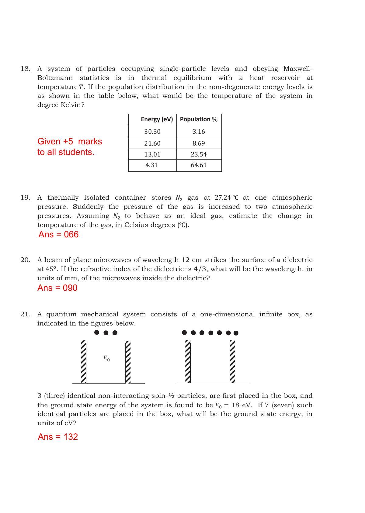 TIFR GS 2017 Physics X Question Paper - Page 11