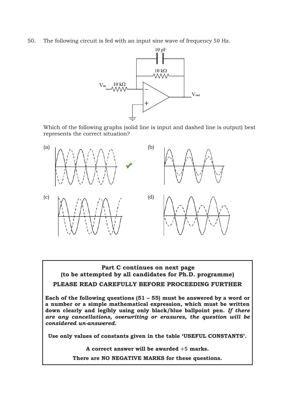 TIFR GS 2017 Physics X Question Paper - Page 22