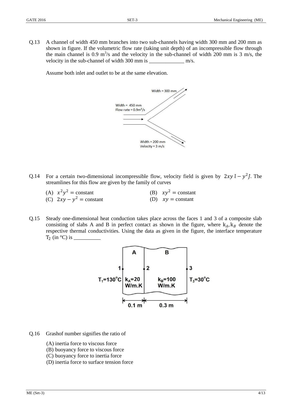 GATE 2016 Mechanical Engineering (ME) Question Paper with Answer Key - Page 41