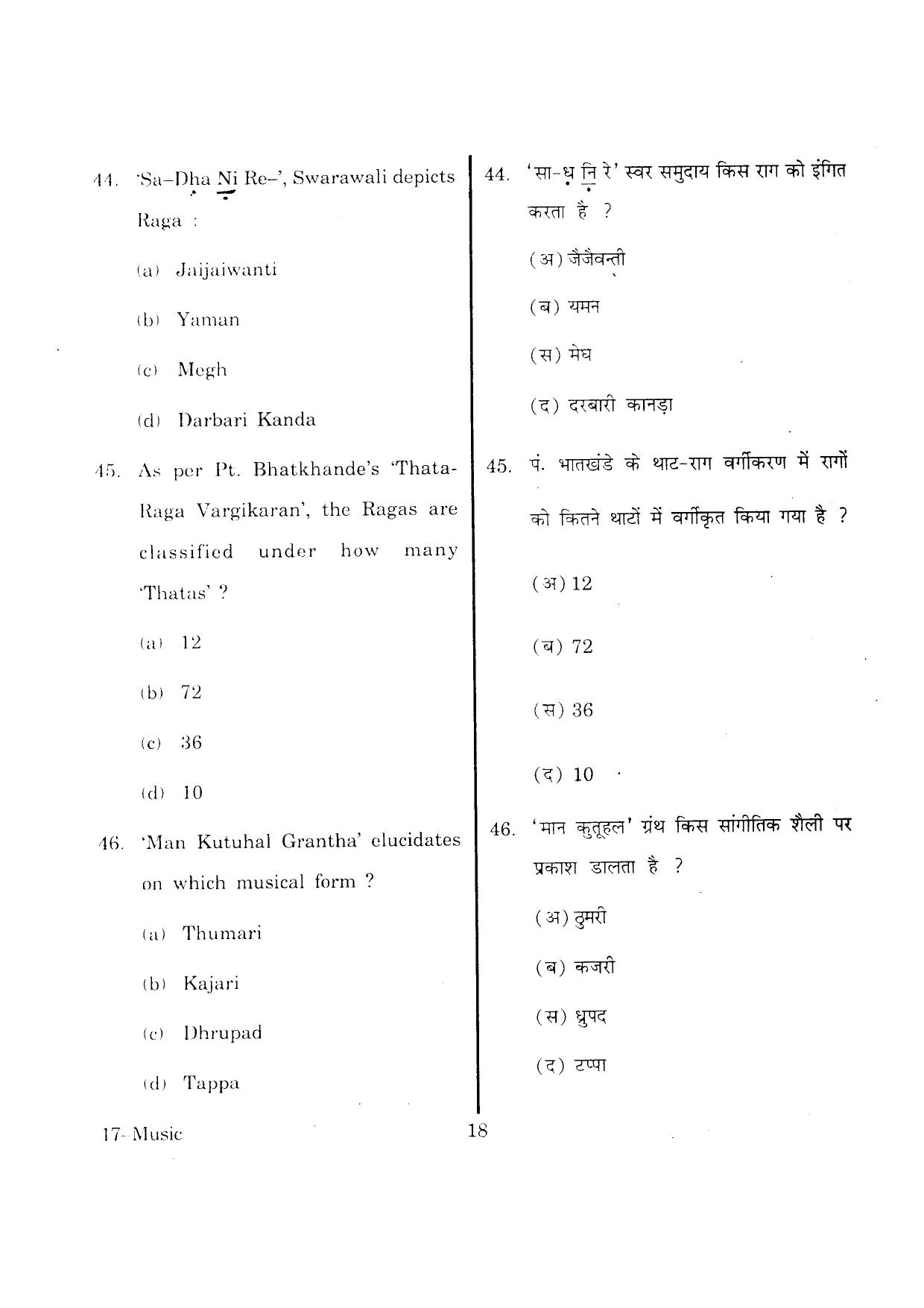 URATPG  Question Paper - Page 18