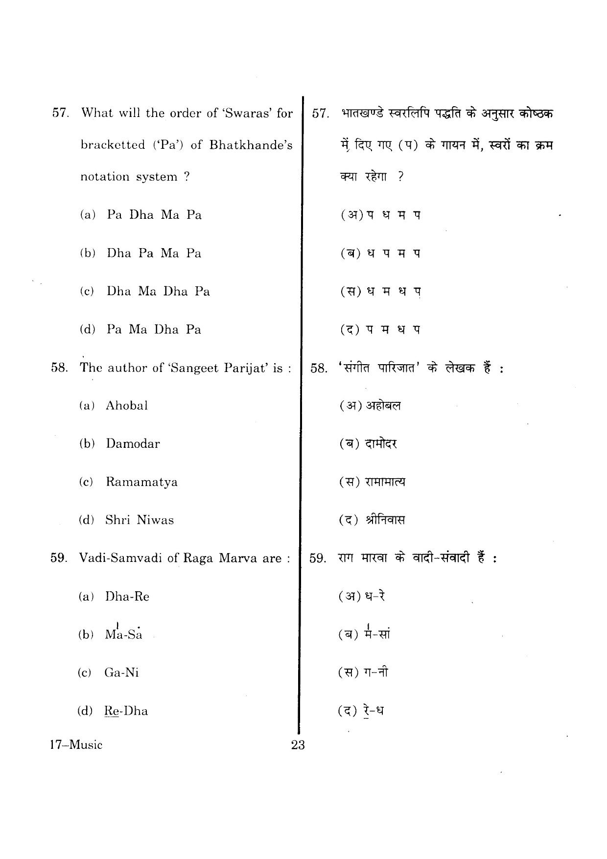 URATPG  Question Paper - Page 23